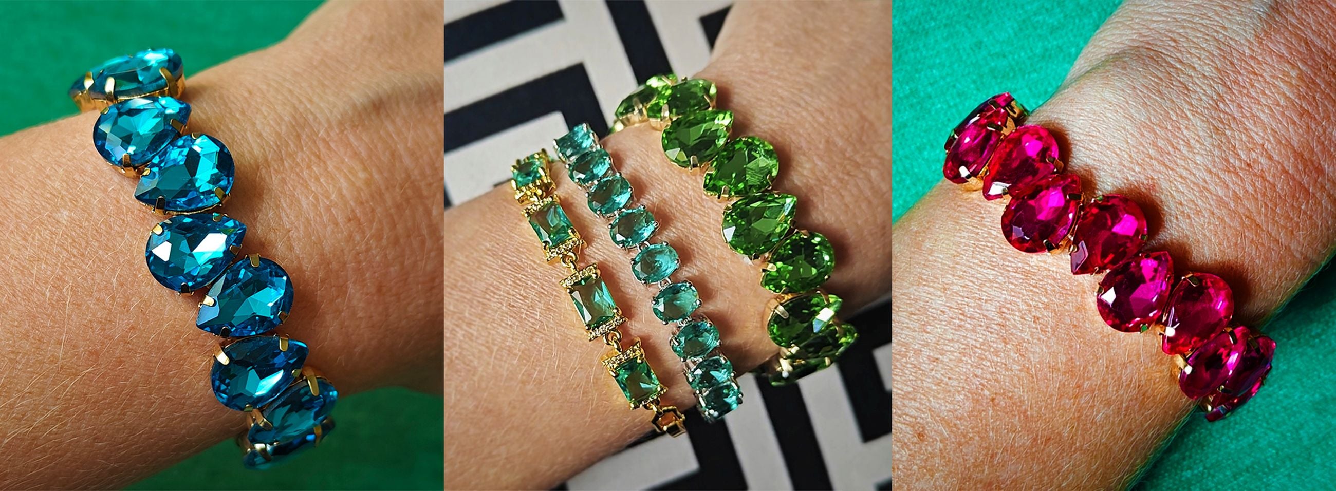 Chunky tennisarmband