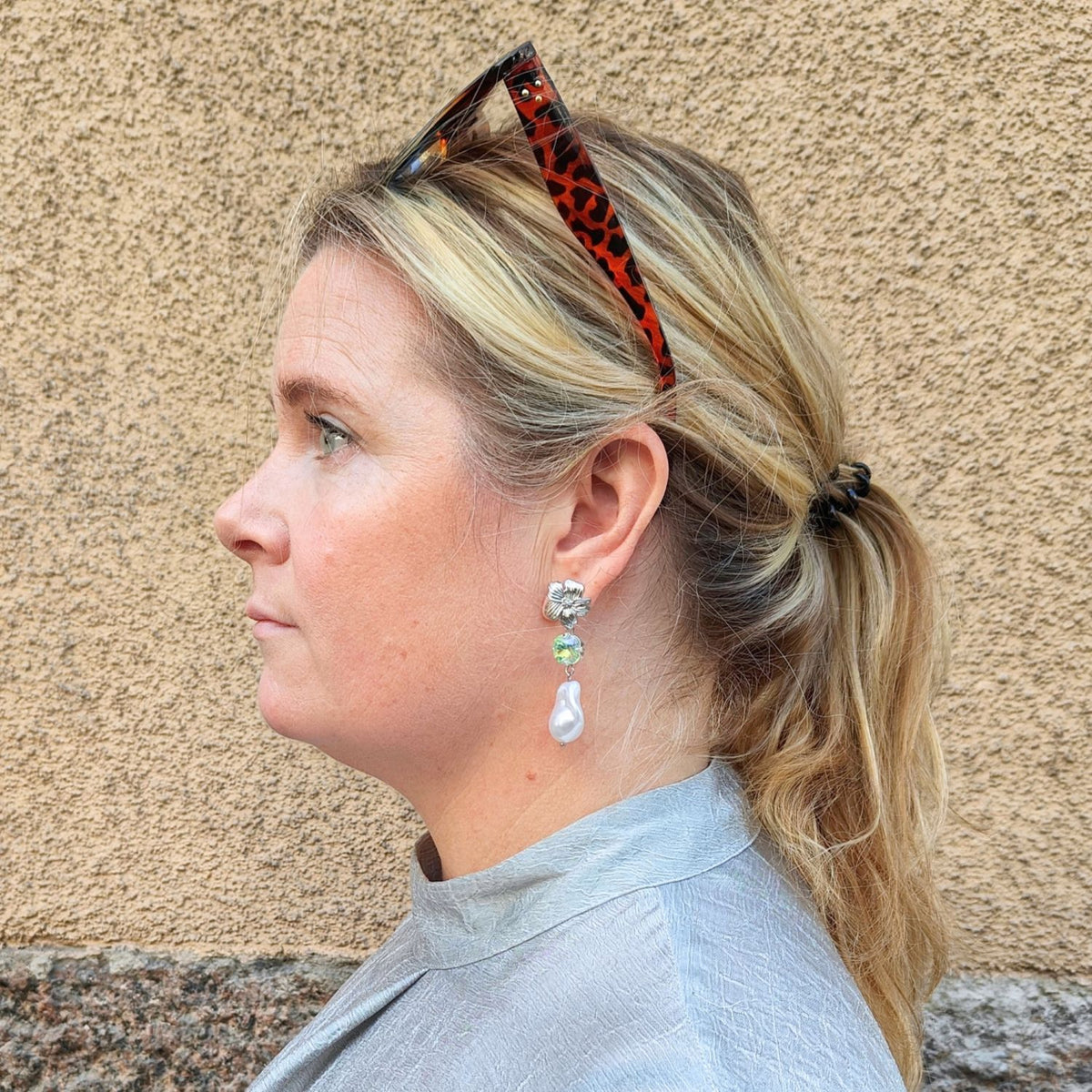 Celine GREEN - earrings