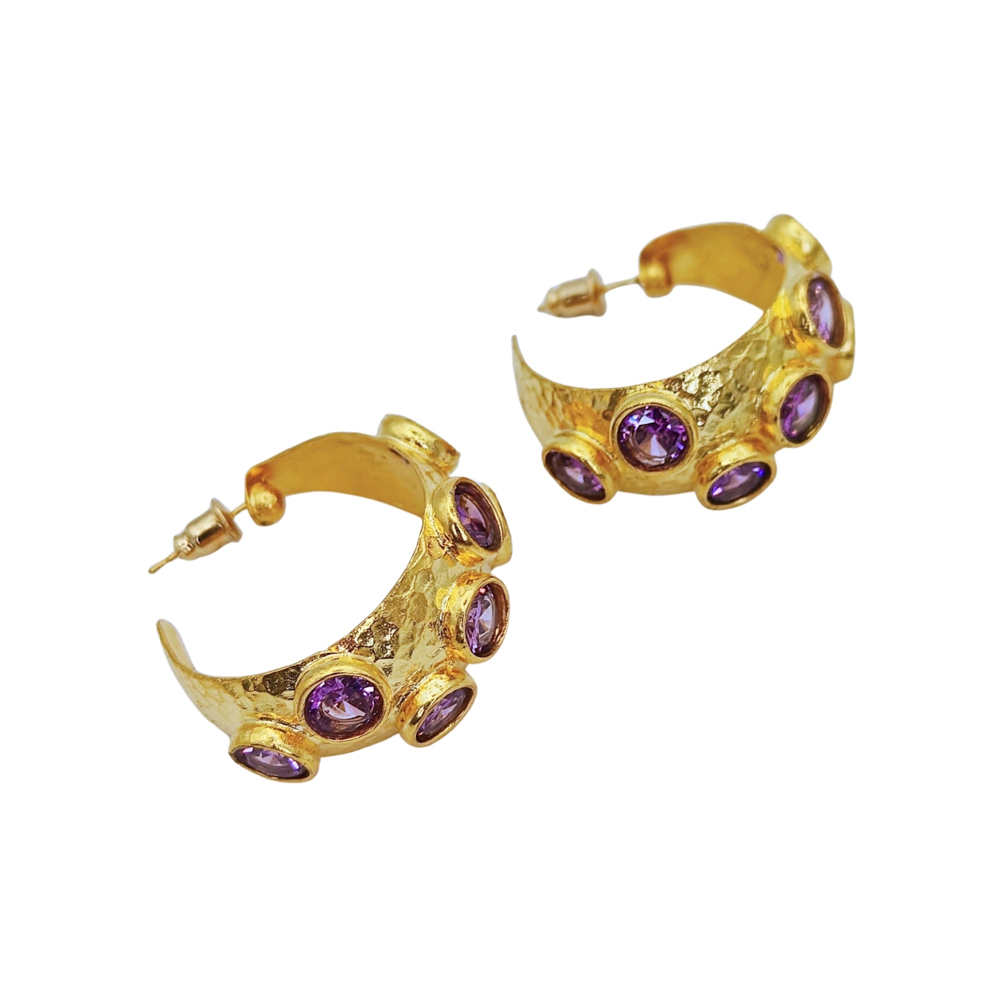 Simone PURPLE - earrings