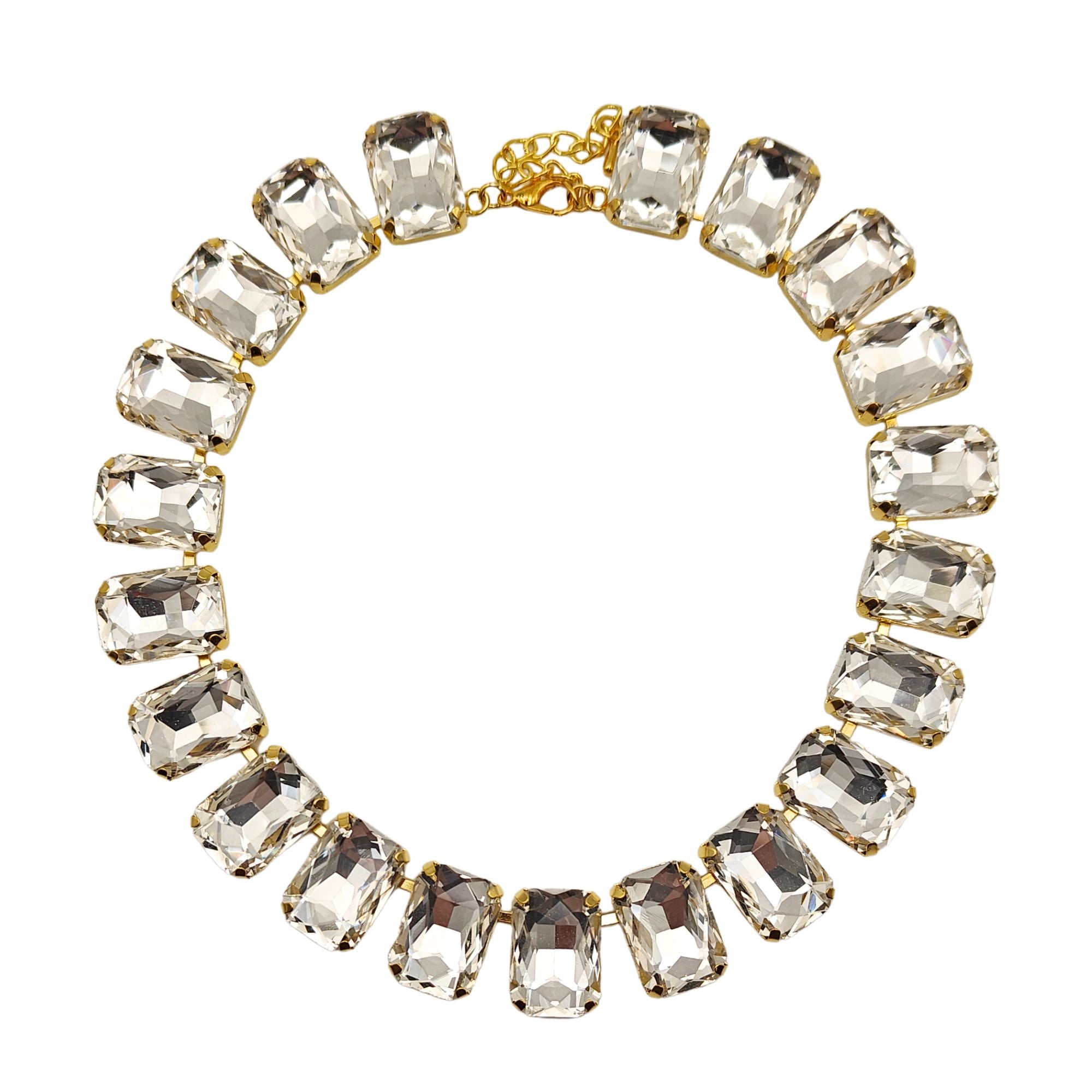Anna W quad WHITE - necklace