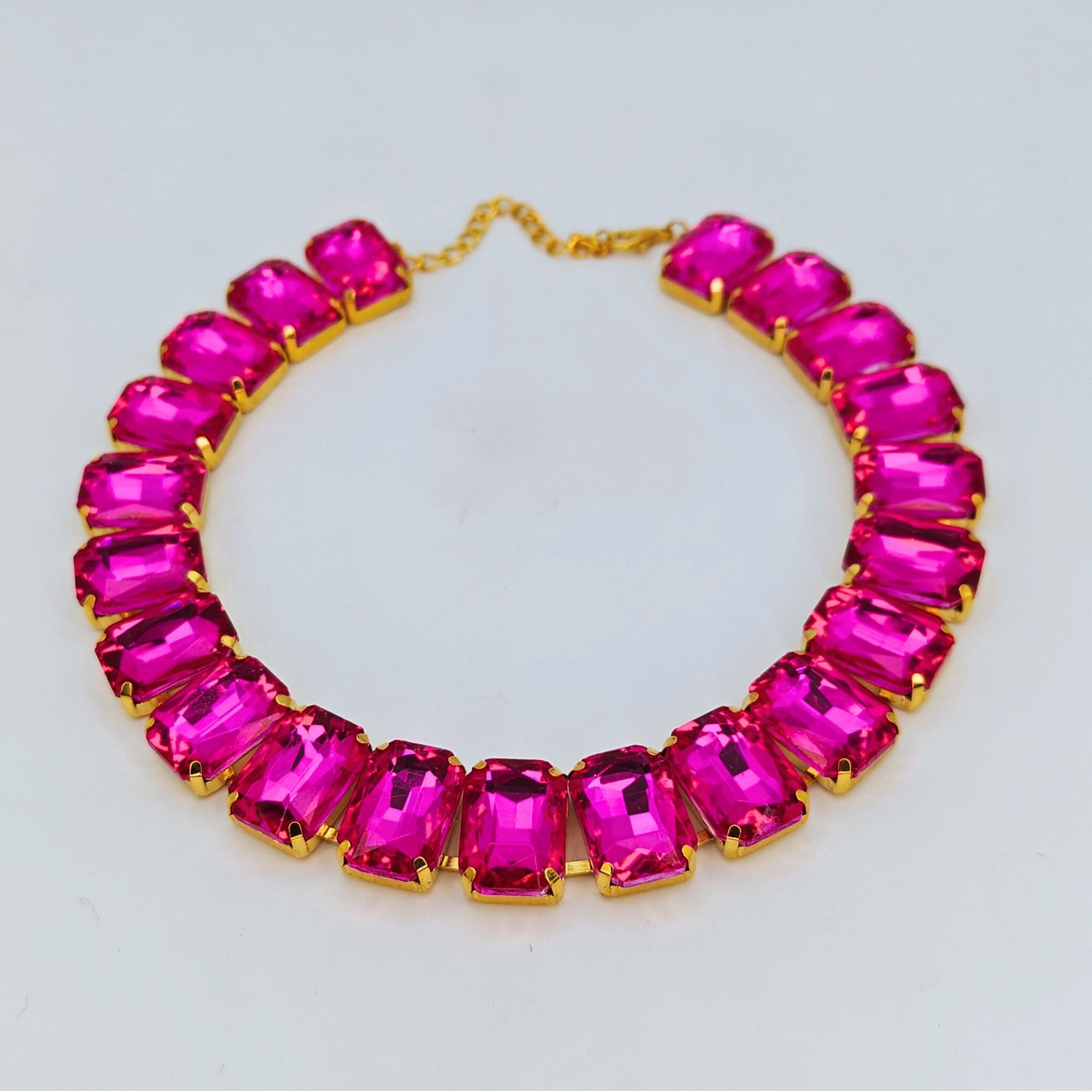 Anna W quad PINK - necklace