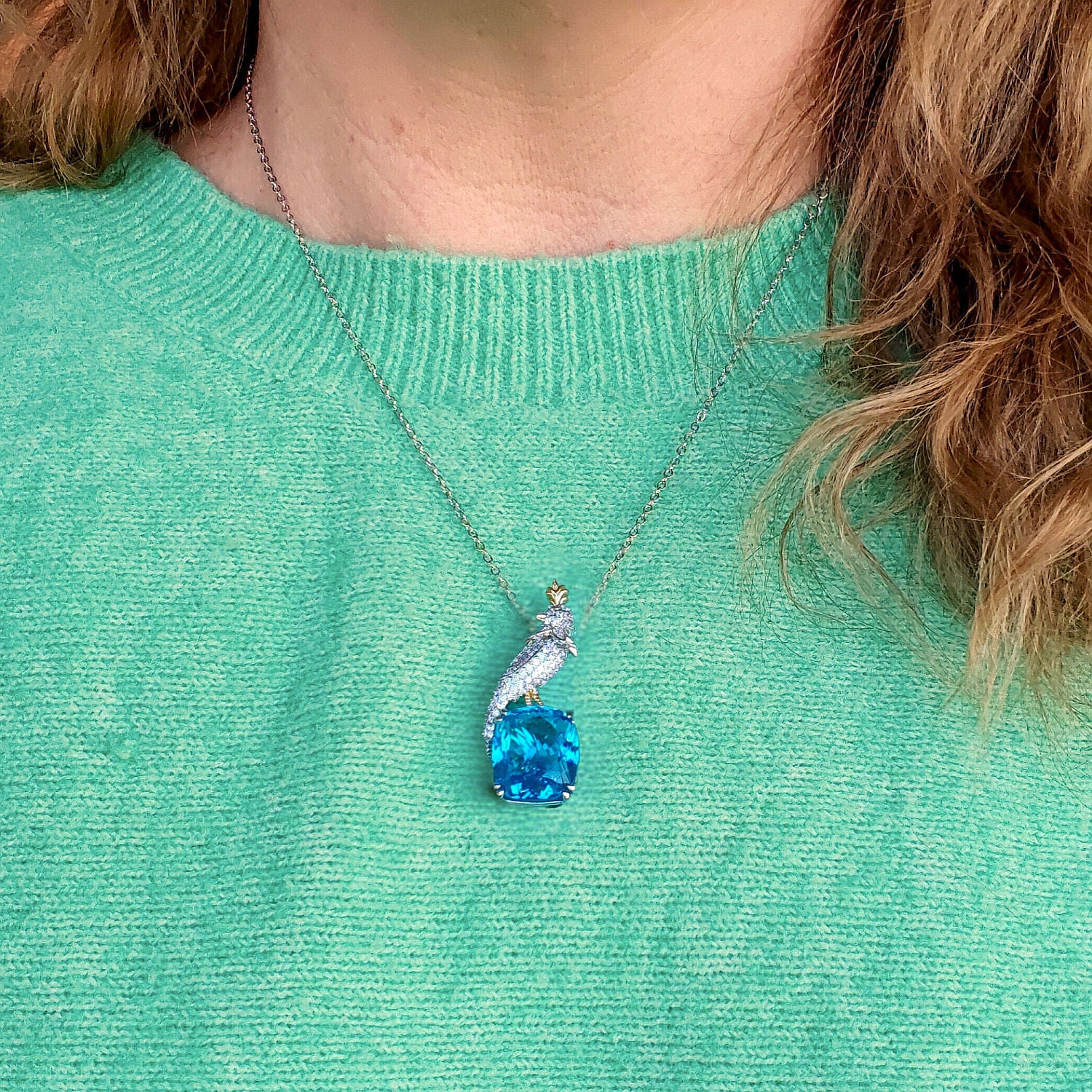 Audrey ICE BLUE - necklace