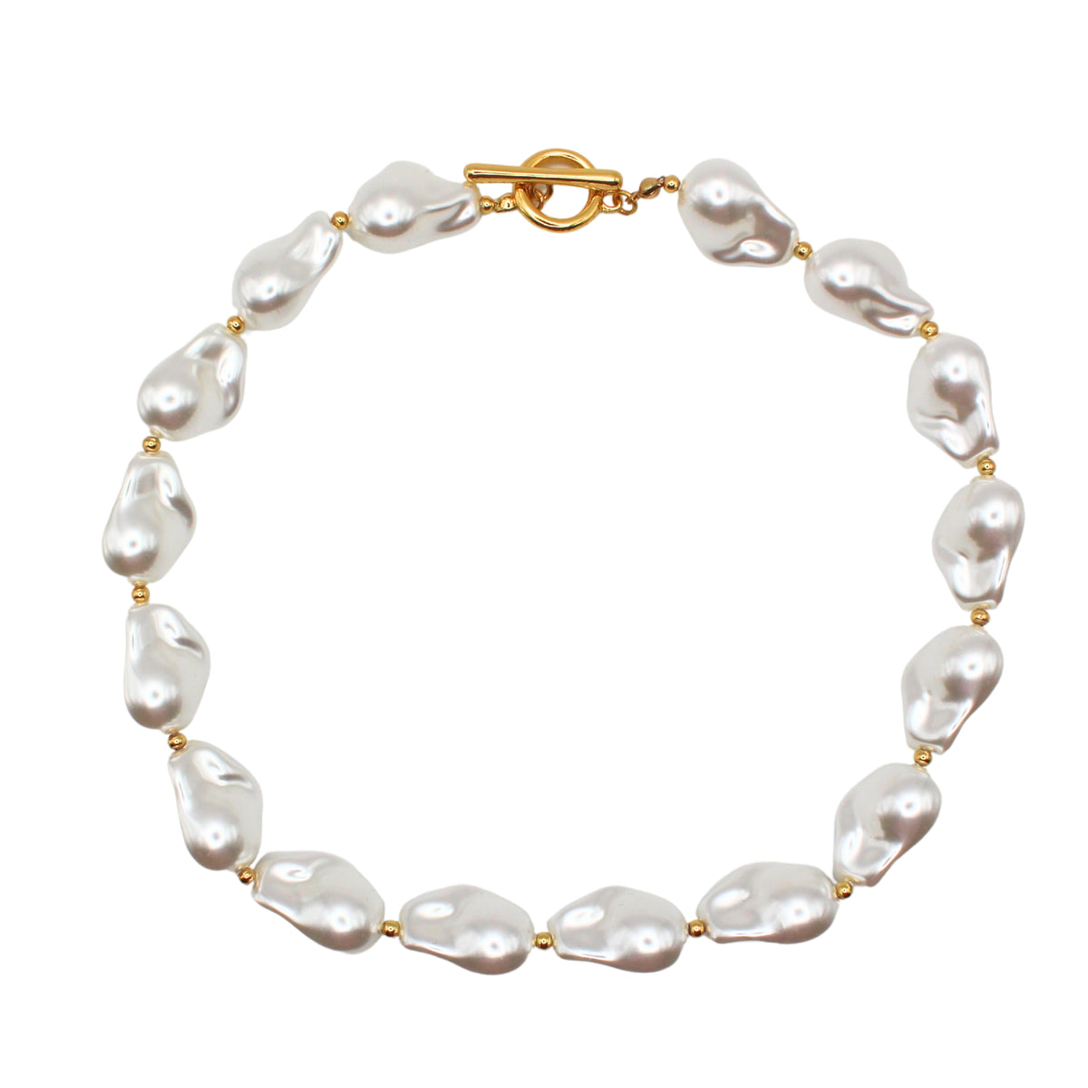 Baroque pearls - necklace