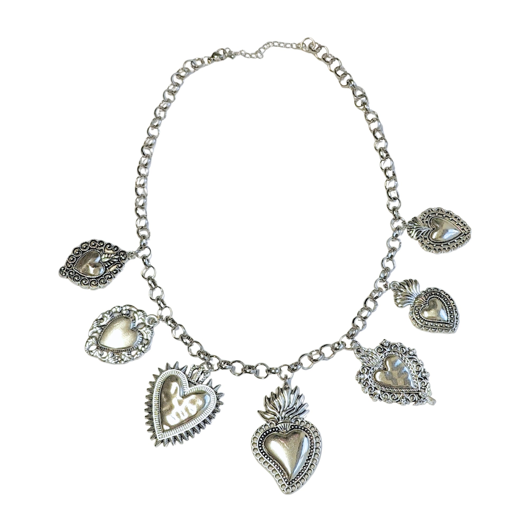Serafina, ett kärleksbrev i silver - halsband