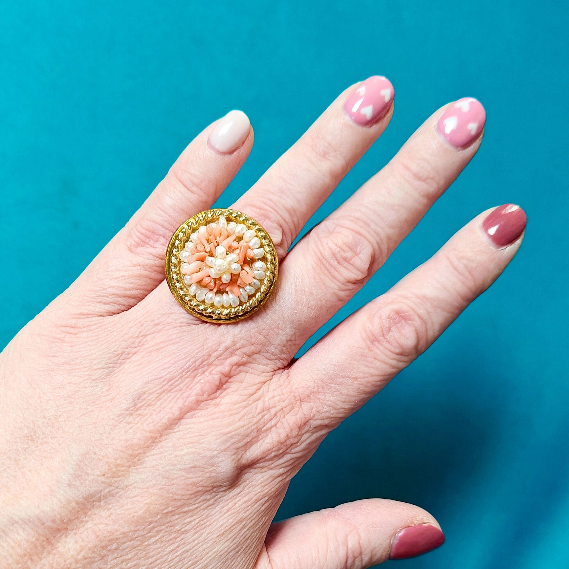 Caltagirone Corallo - ring