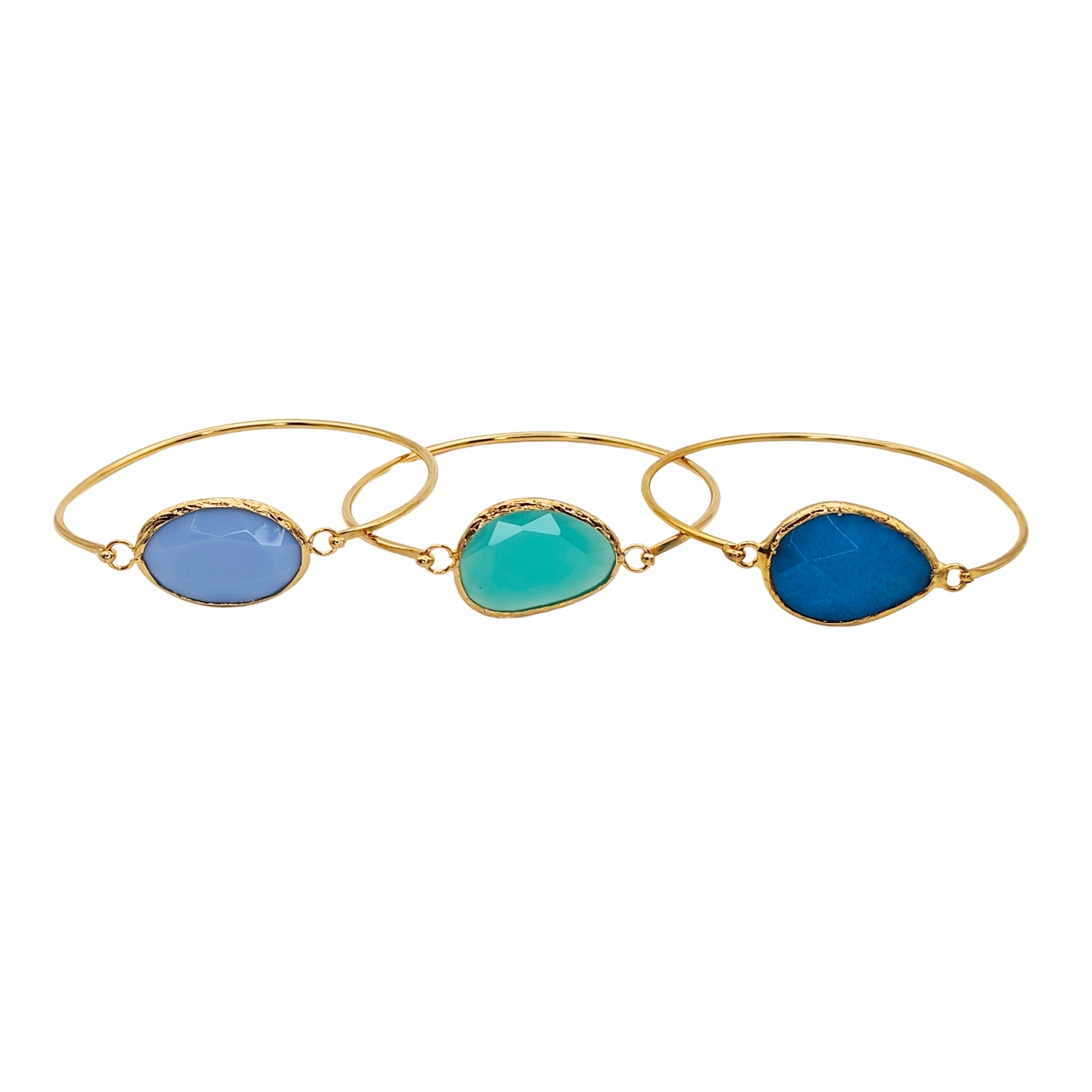 Eye bangle DARK BLUE - bracelet