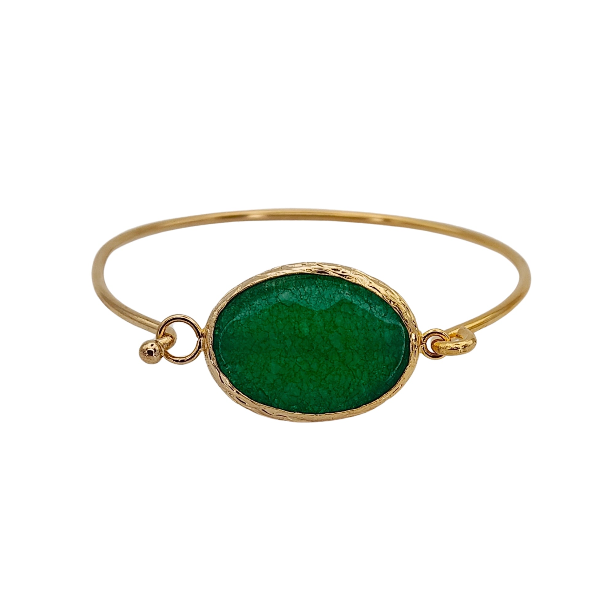 Eye bangle GREEN - bracelet