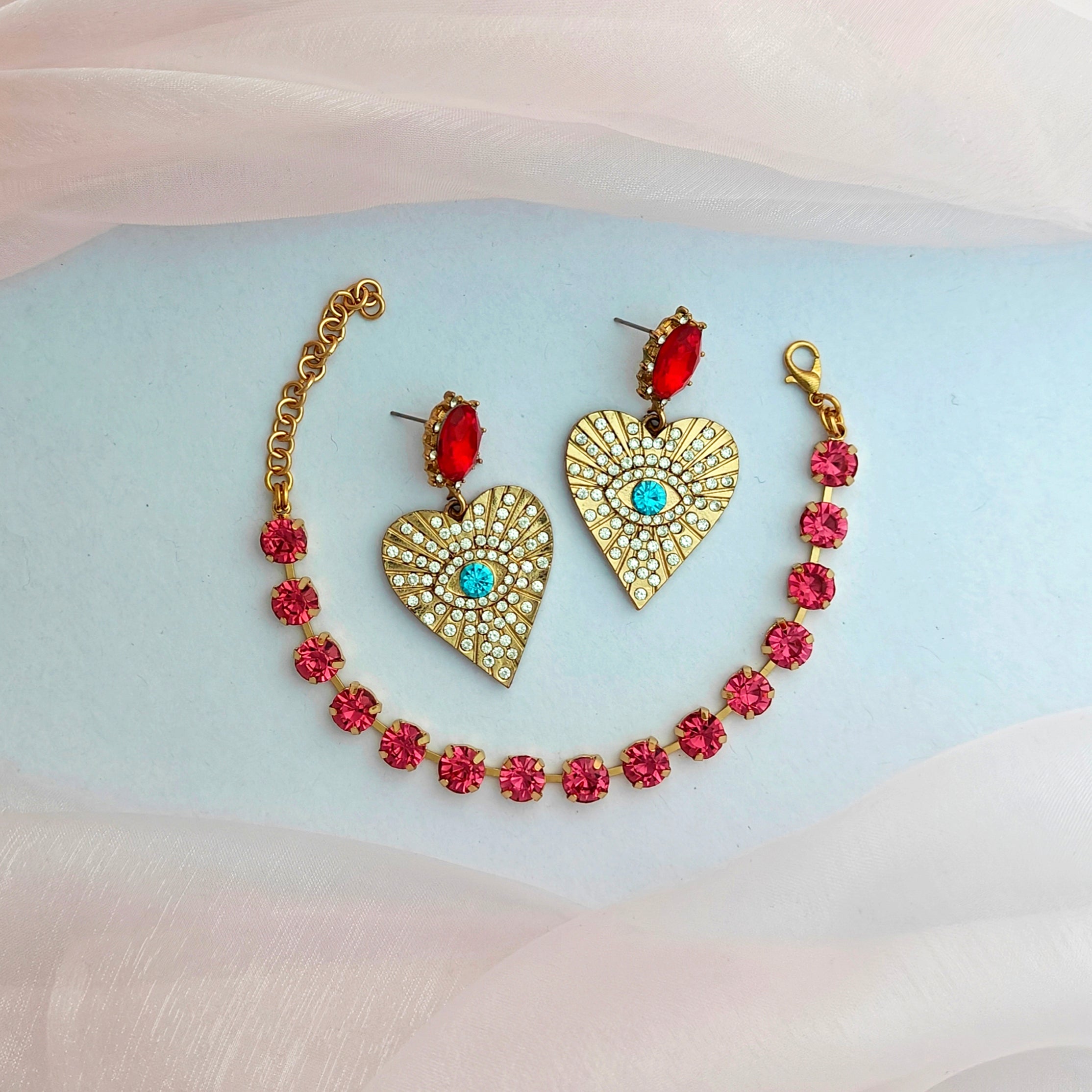 Jackie RASPBERRY RED - bracelet