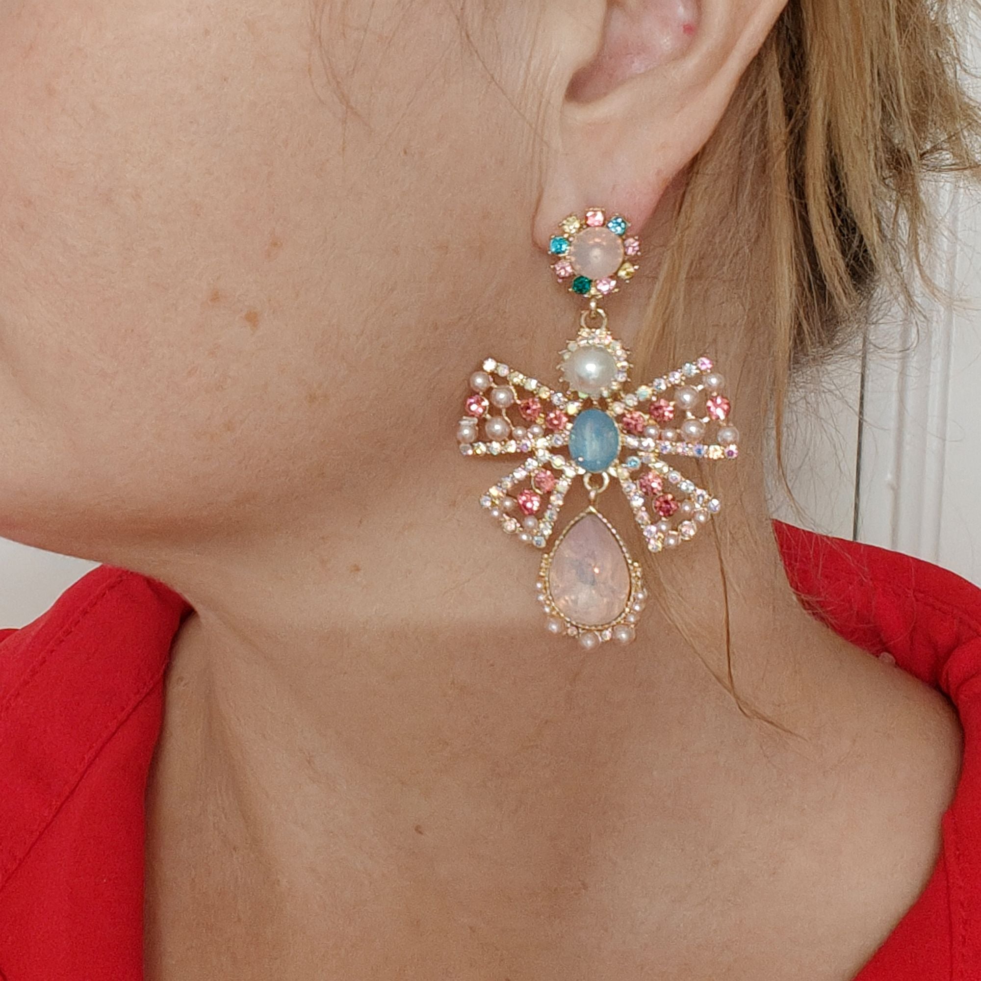 Bowknots PINK - earrings