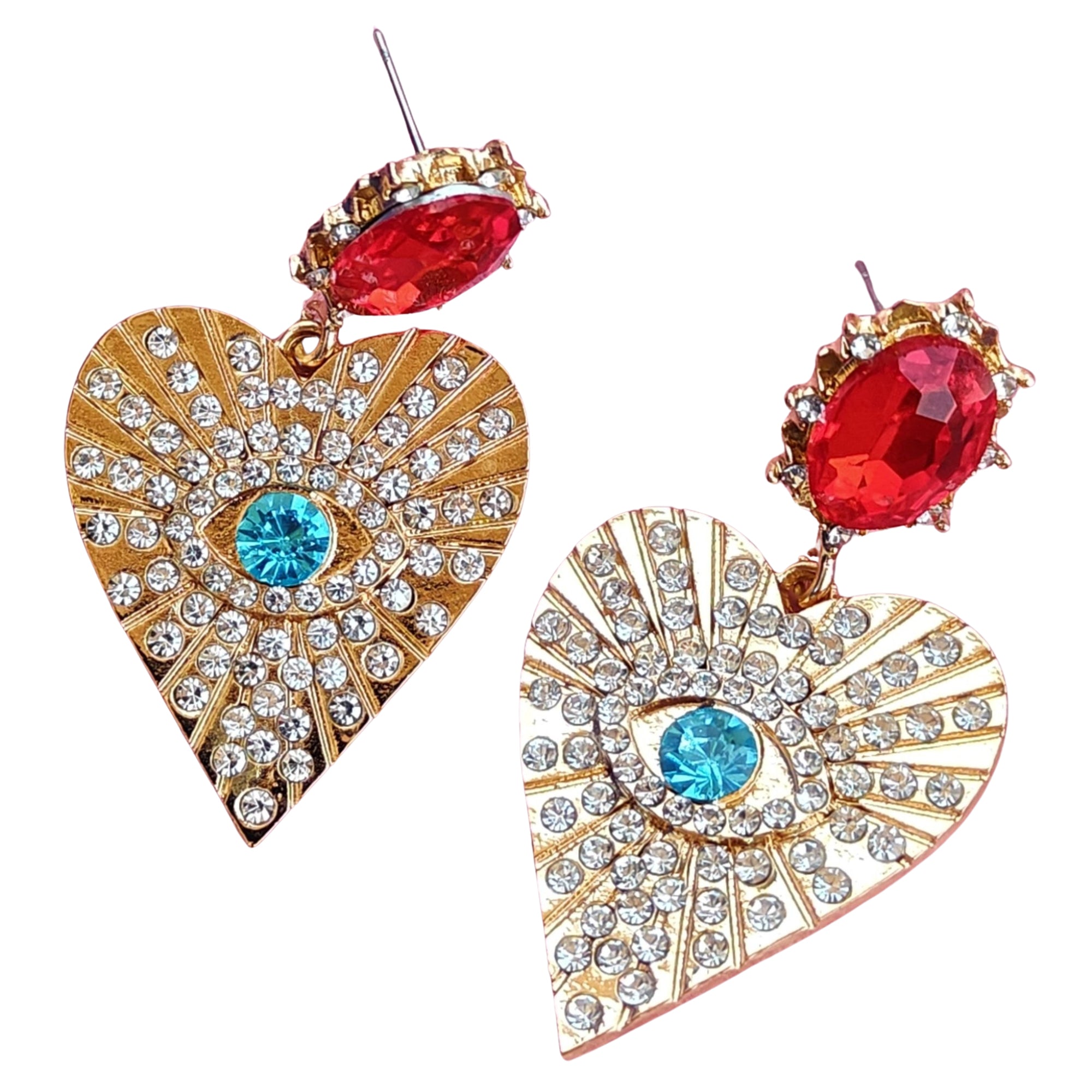 Heart eyes - earrings