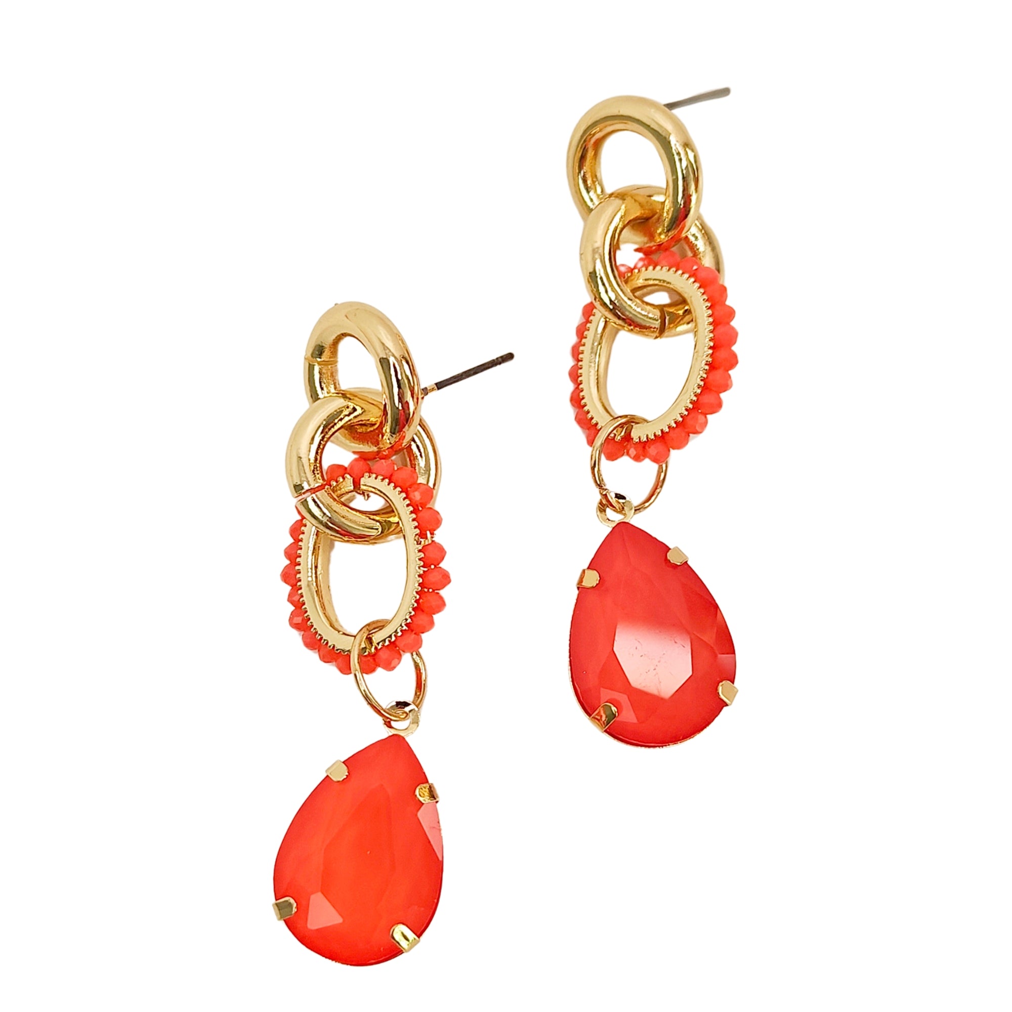 Medusa ORANGE - örhängen