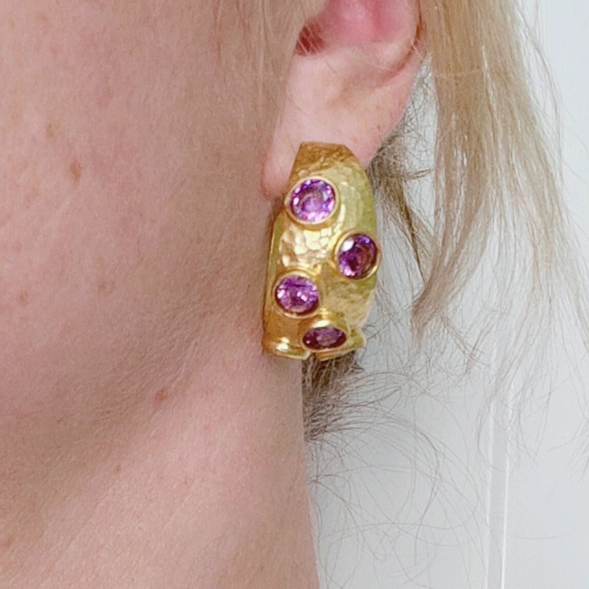 Simone PURPLE - earrings