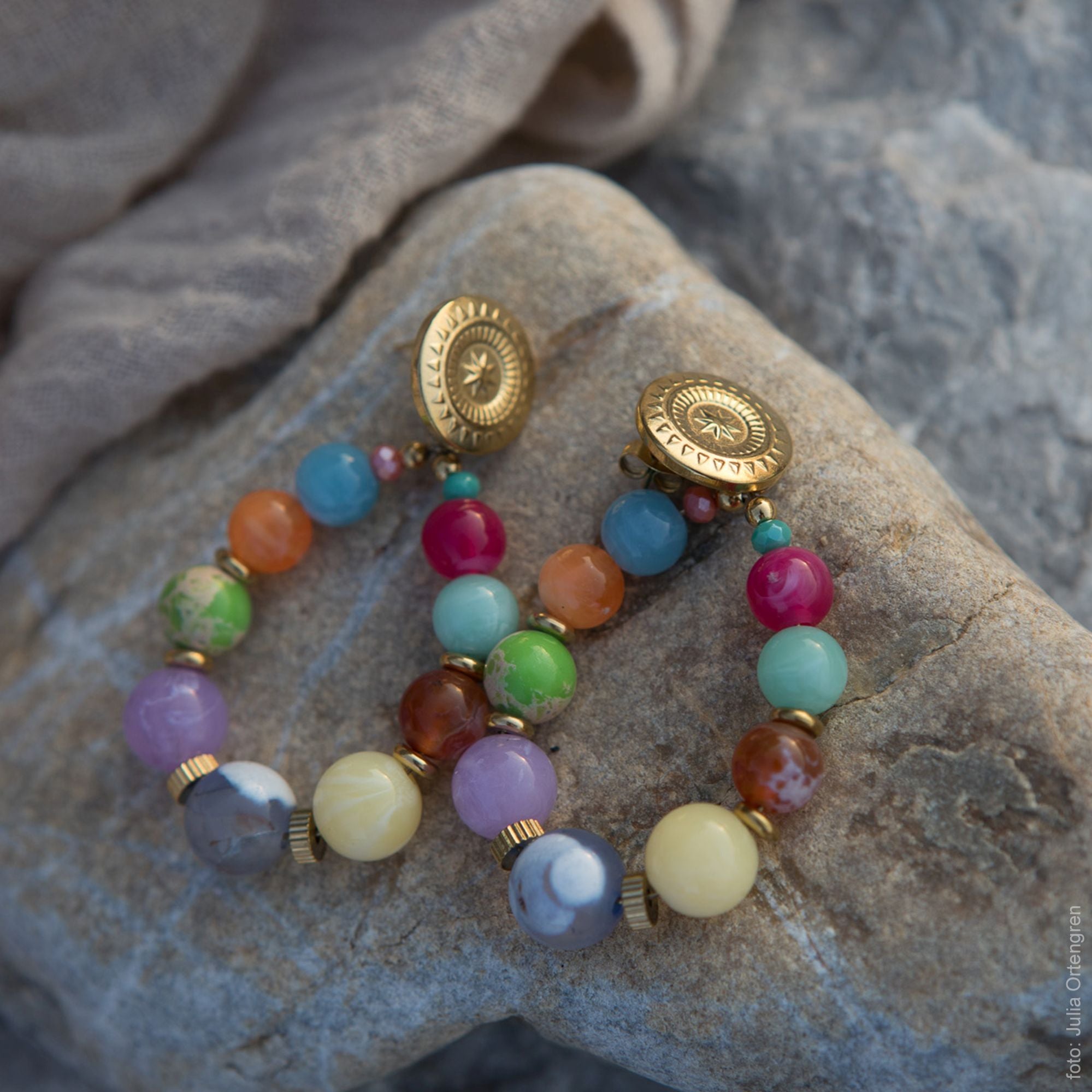 Tutti frutti boho - earrings