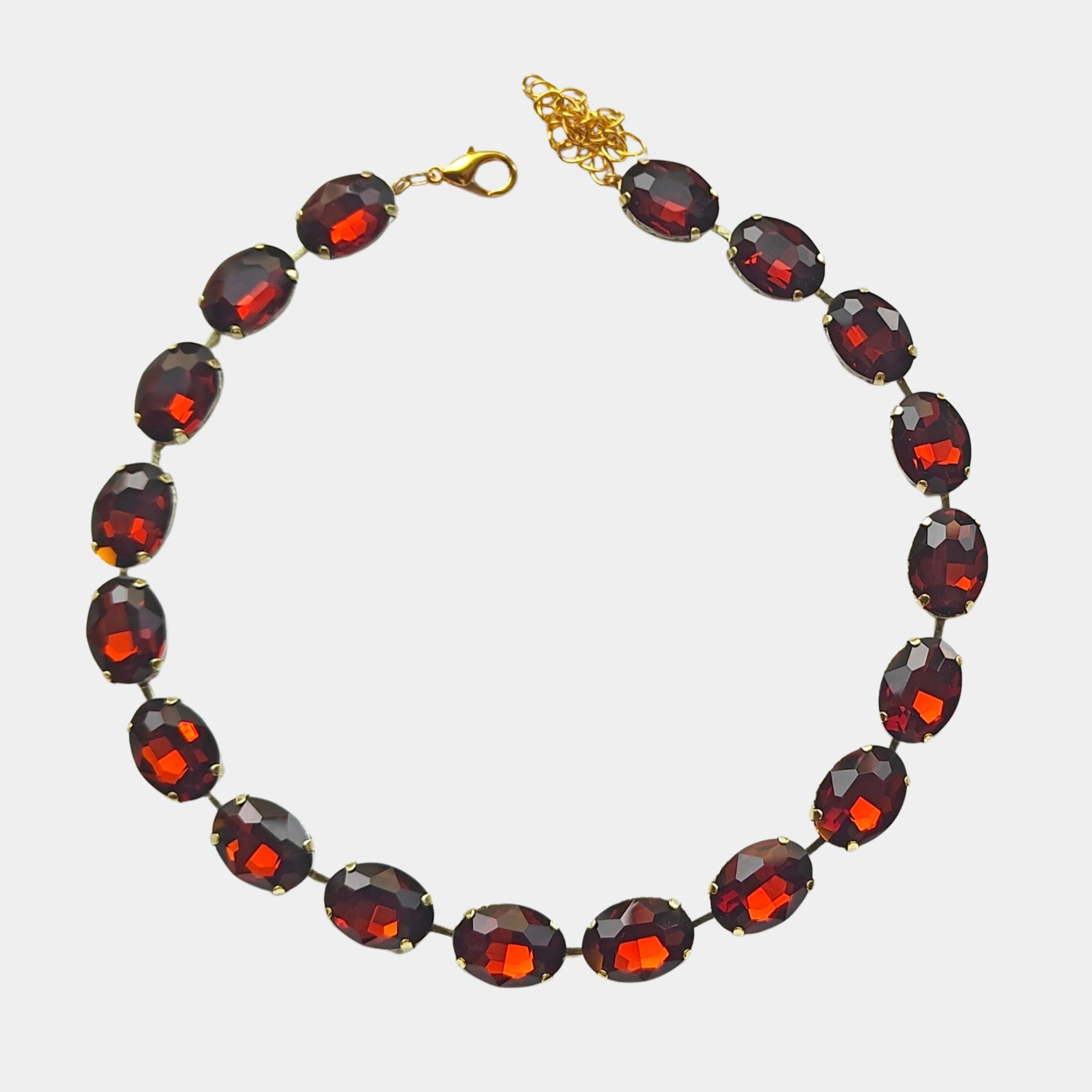 Anna W Coffee BROWN - necklace