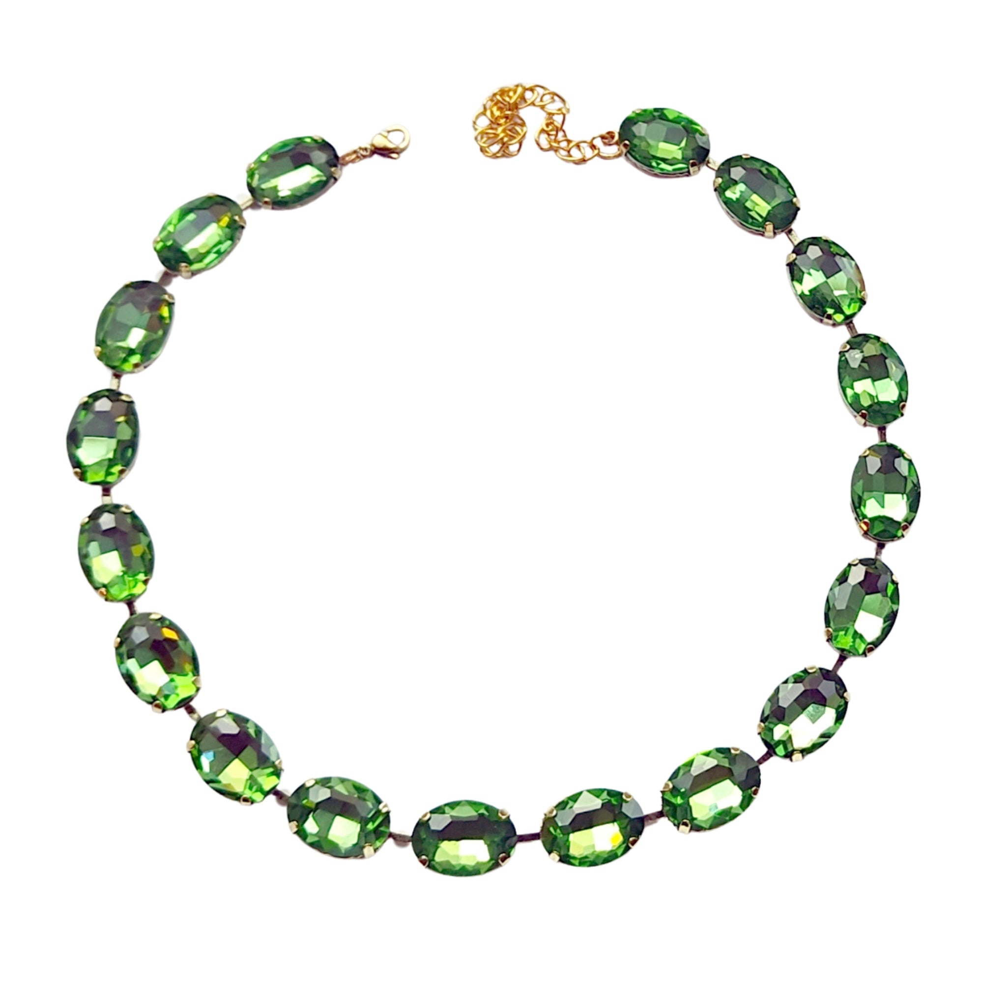 Anna W APPLE GREEN - necklace