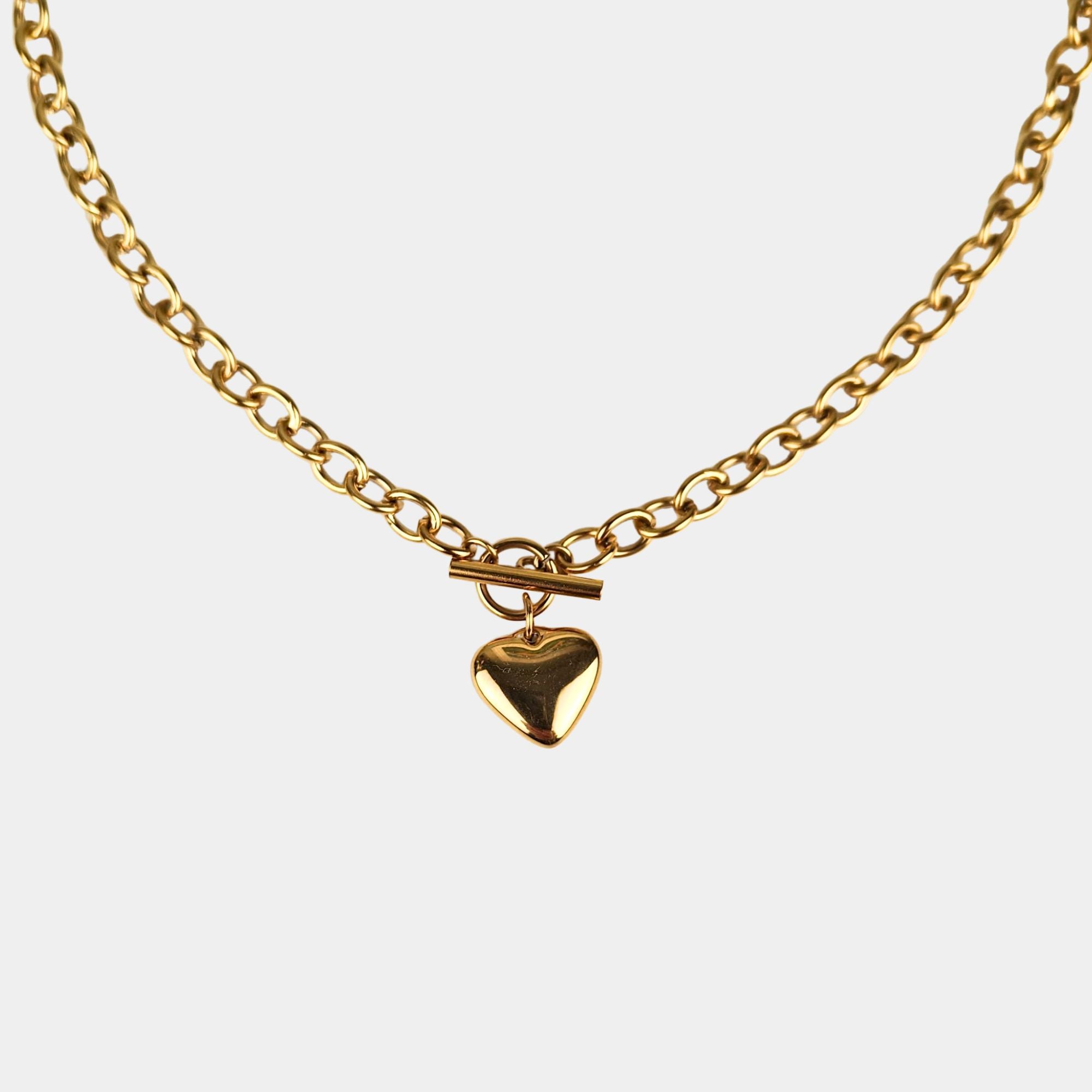Hearts GOLD - necklace