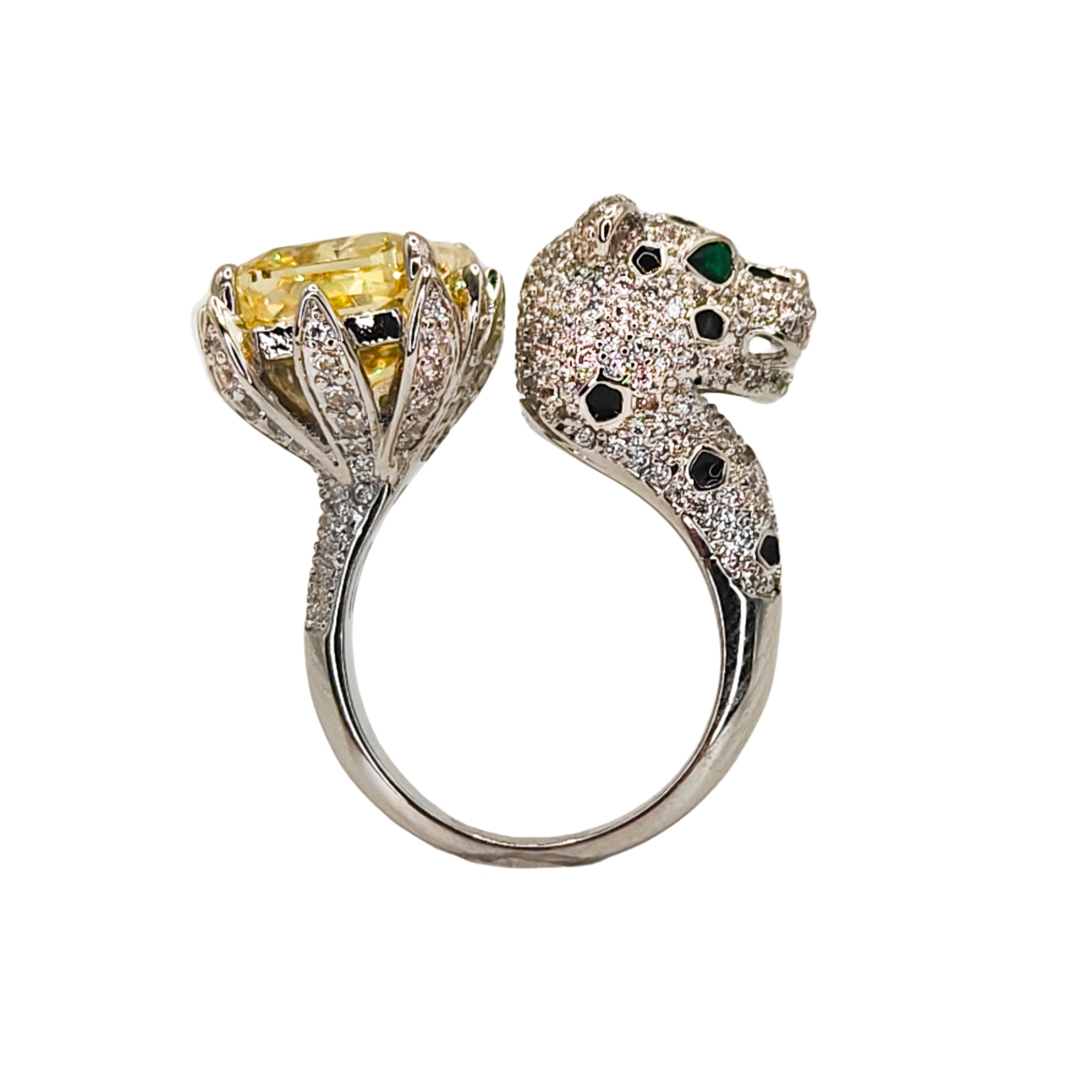 Leopard YELLOW - ring
