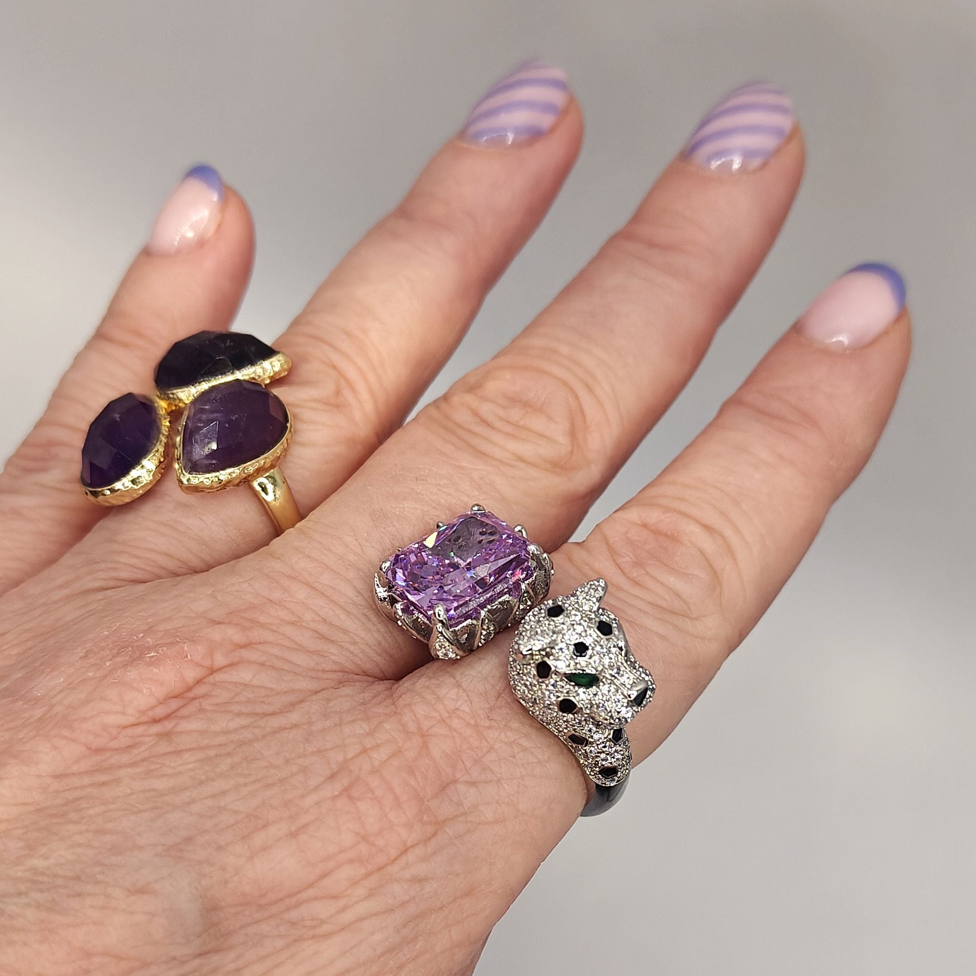 Leopard GREEN - ring