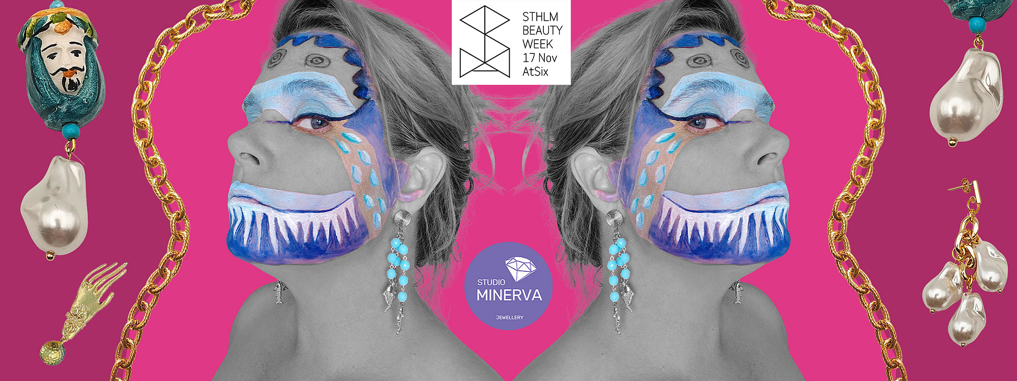 Studio Minerva jewellery is exhibiting at Stockholm Beauty week