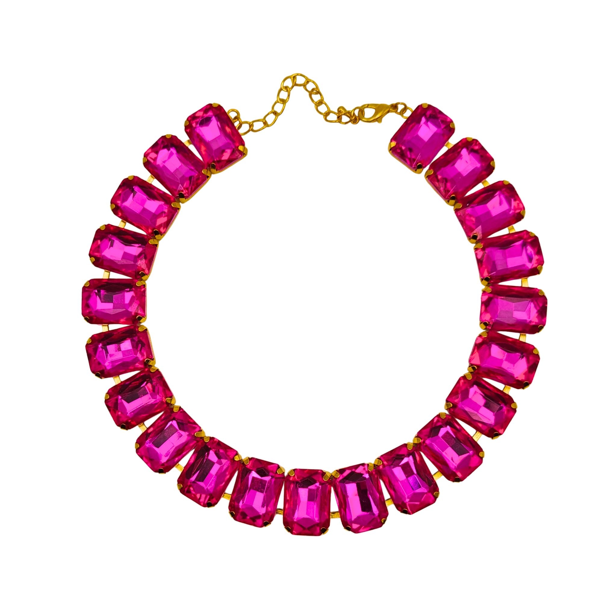 Anna W quad PINK - necklace