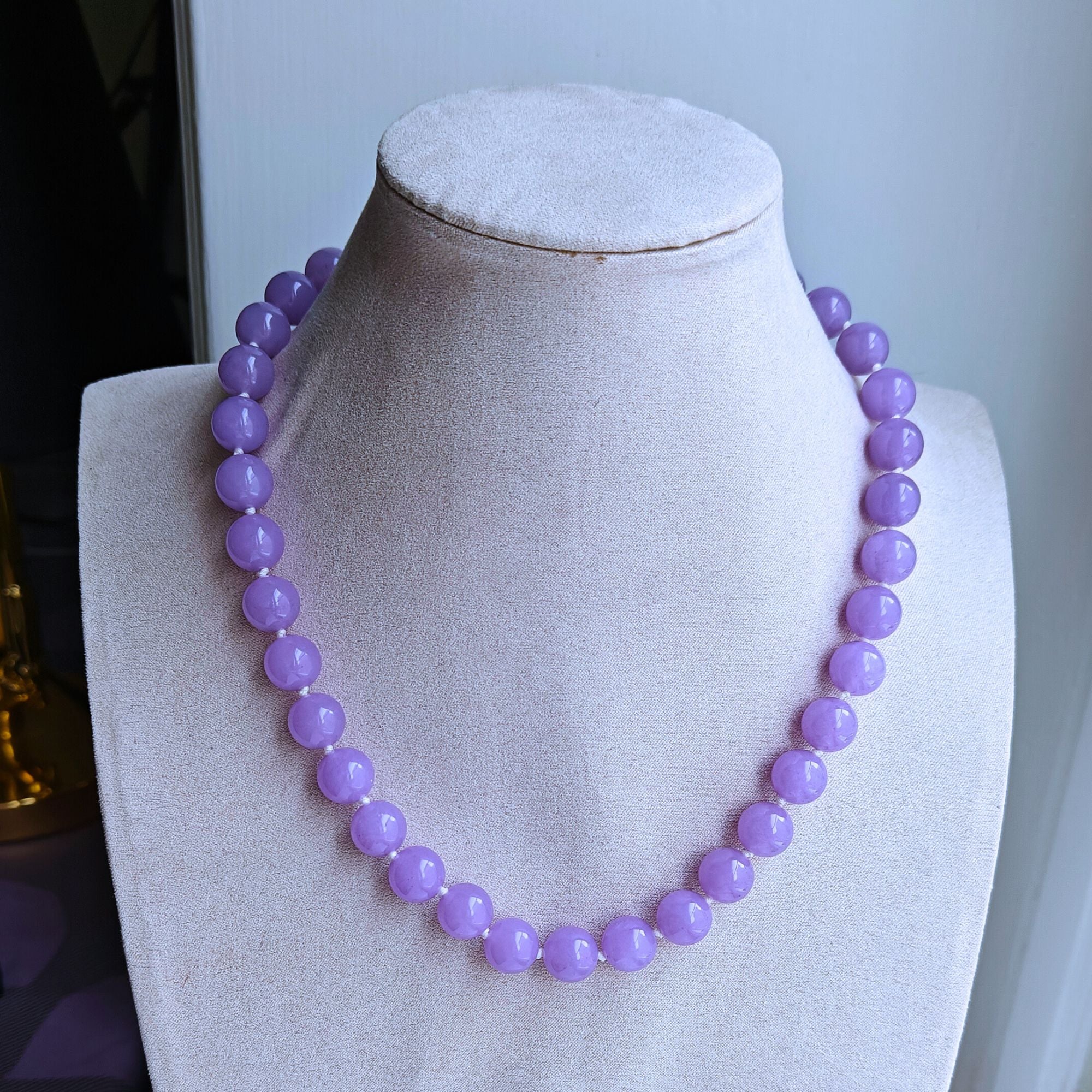 Luna Lavendel lång - halsband