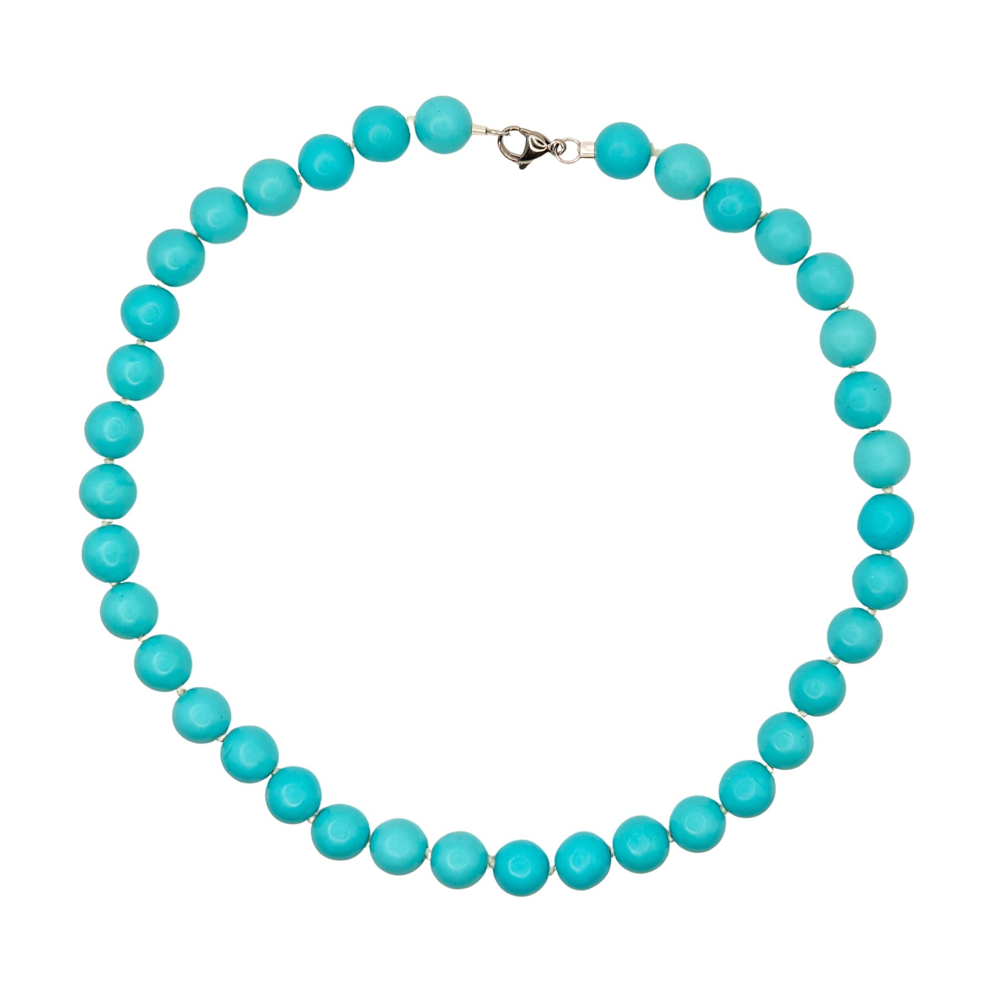 Luna Turquoise lång - halsband