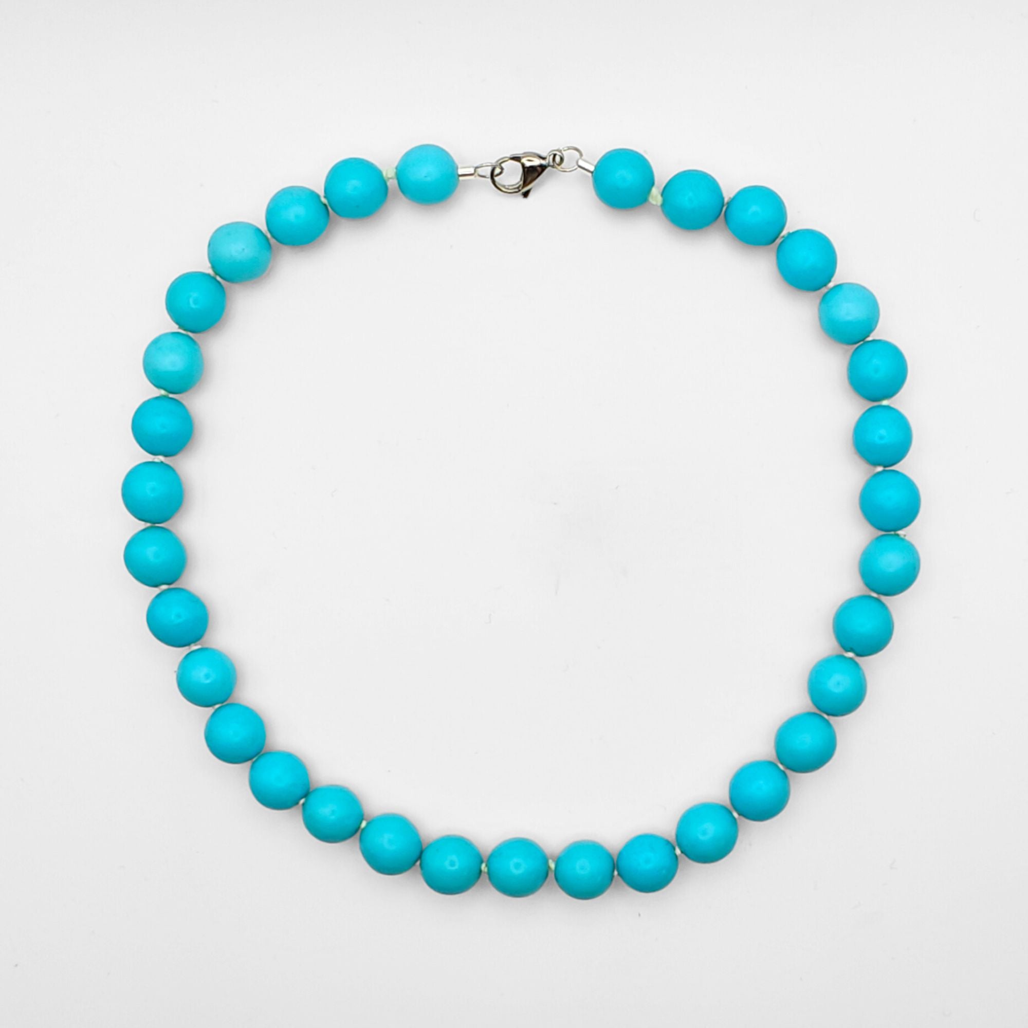 Luna Turquoise kort - halsband