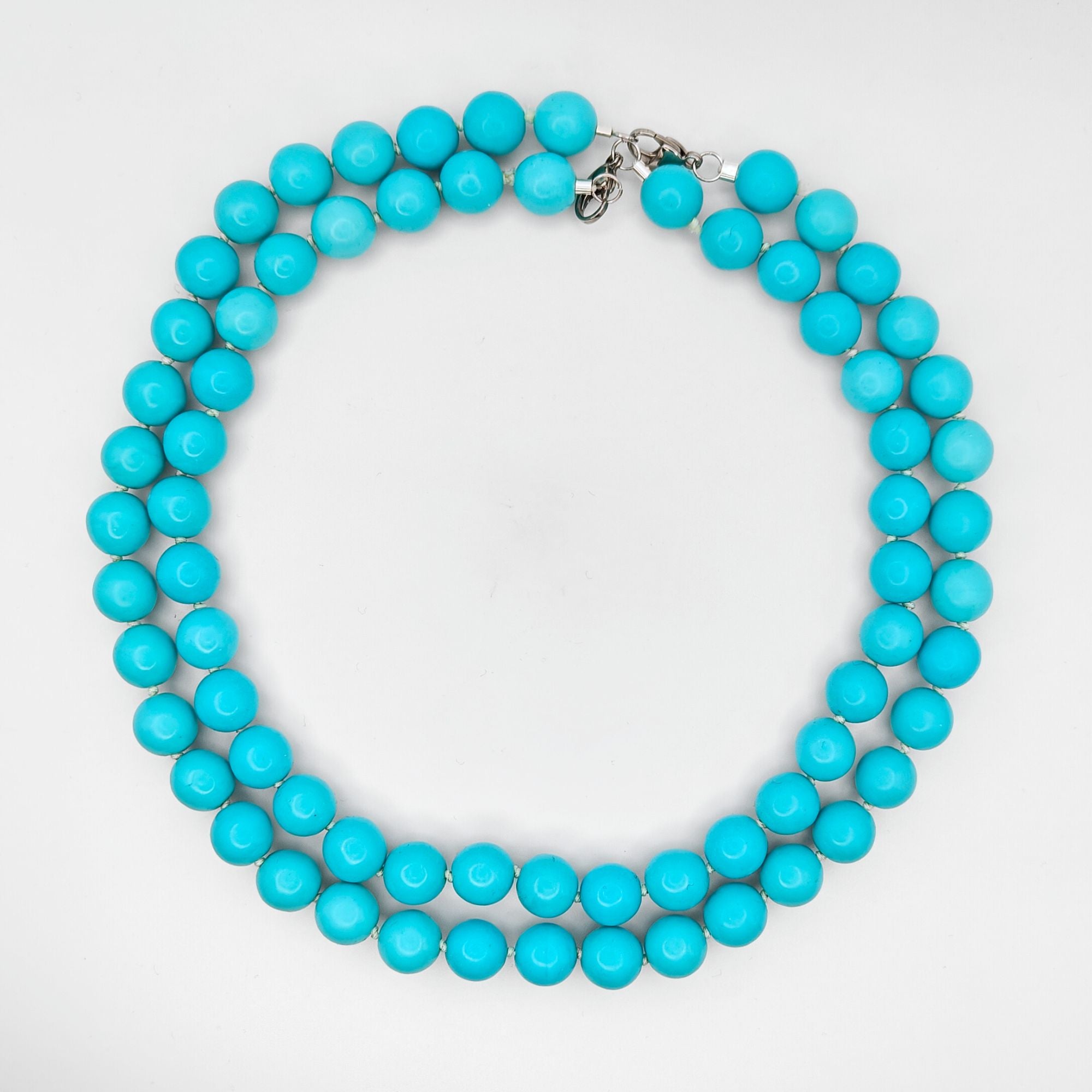 Luna Turquoise kort - halsband