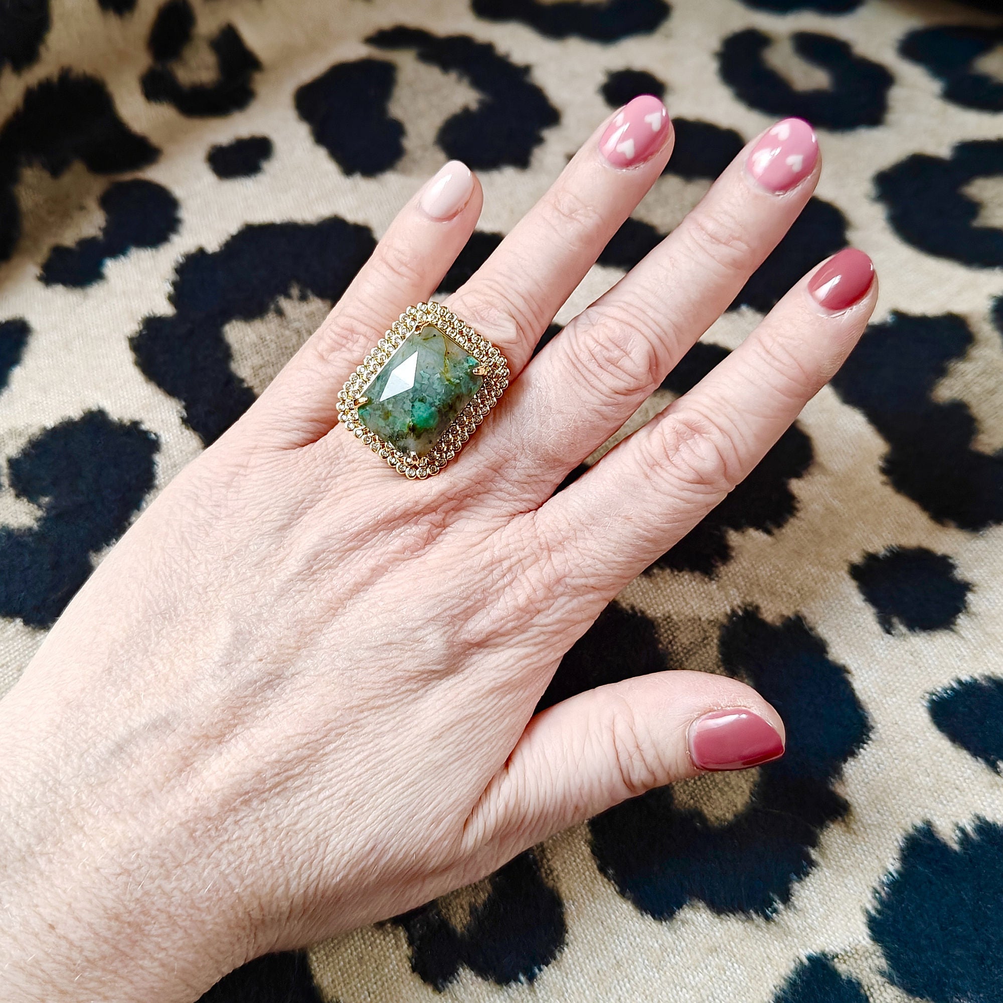 Milan Antonias ring GRÖN - ring