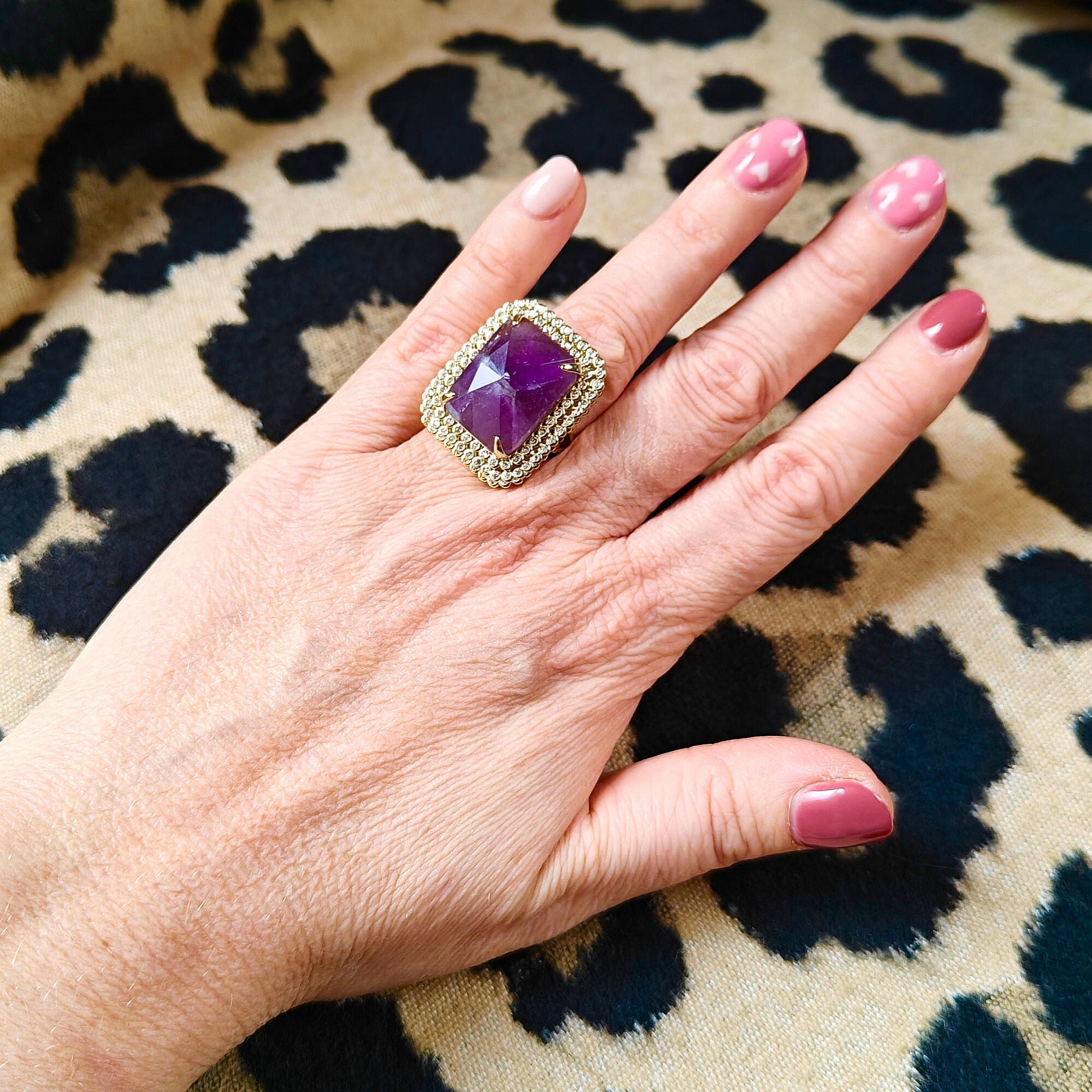 Milan Antonia´s ring AMETIST - ring