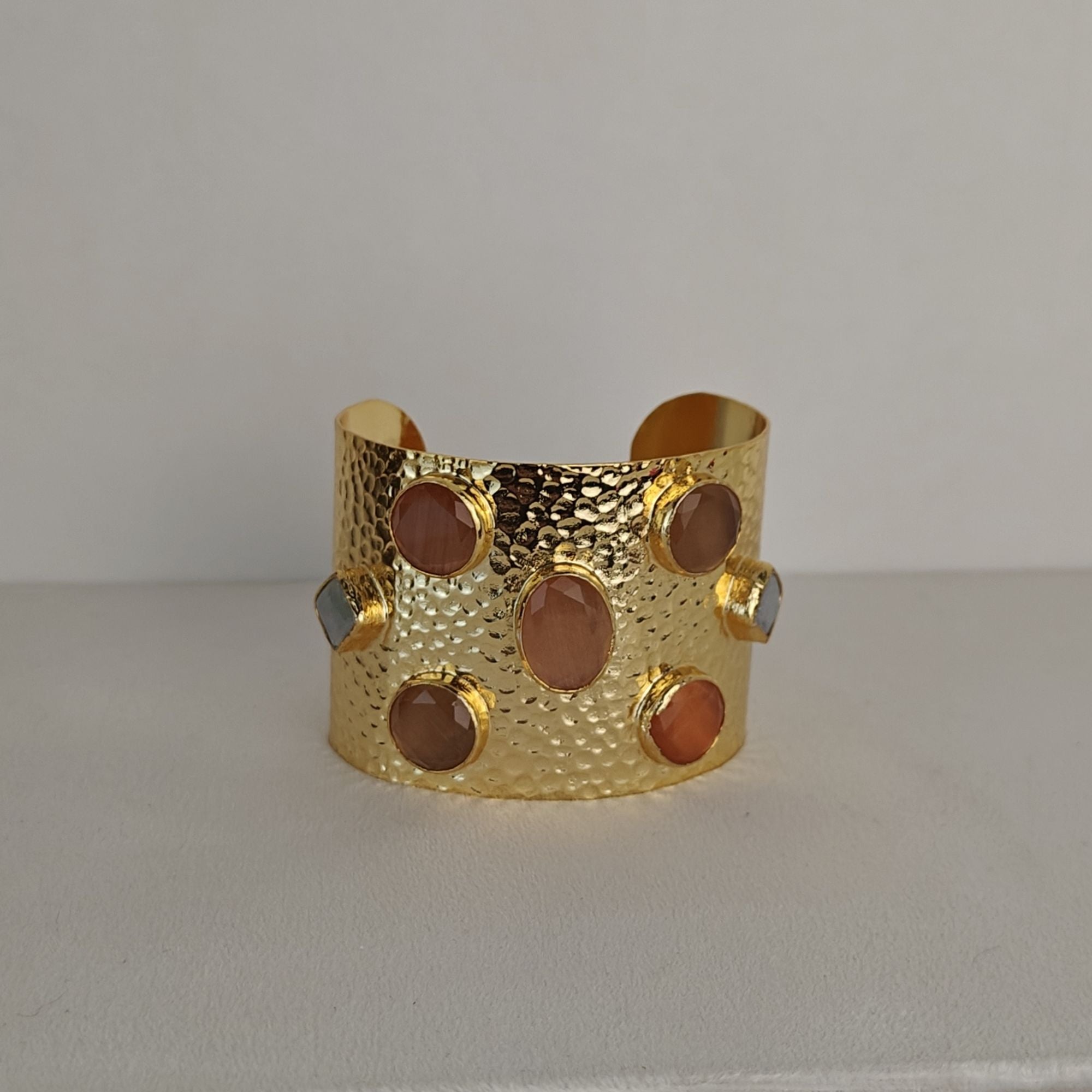 Cuff bangle BROWN - bracelet