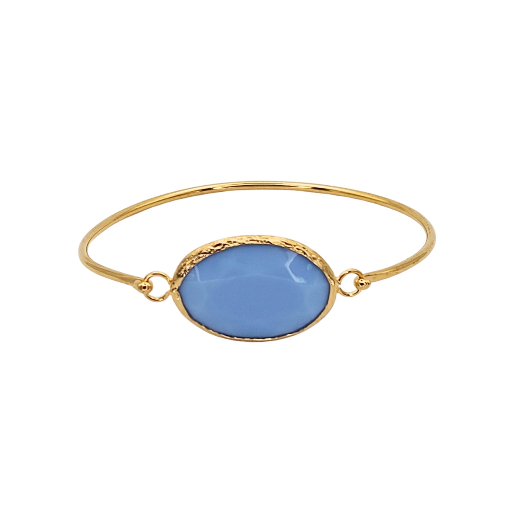 Eye bangle BLUE - bracelet