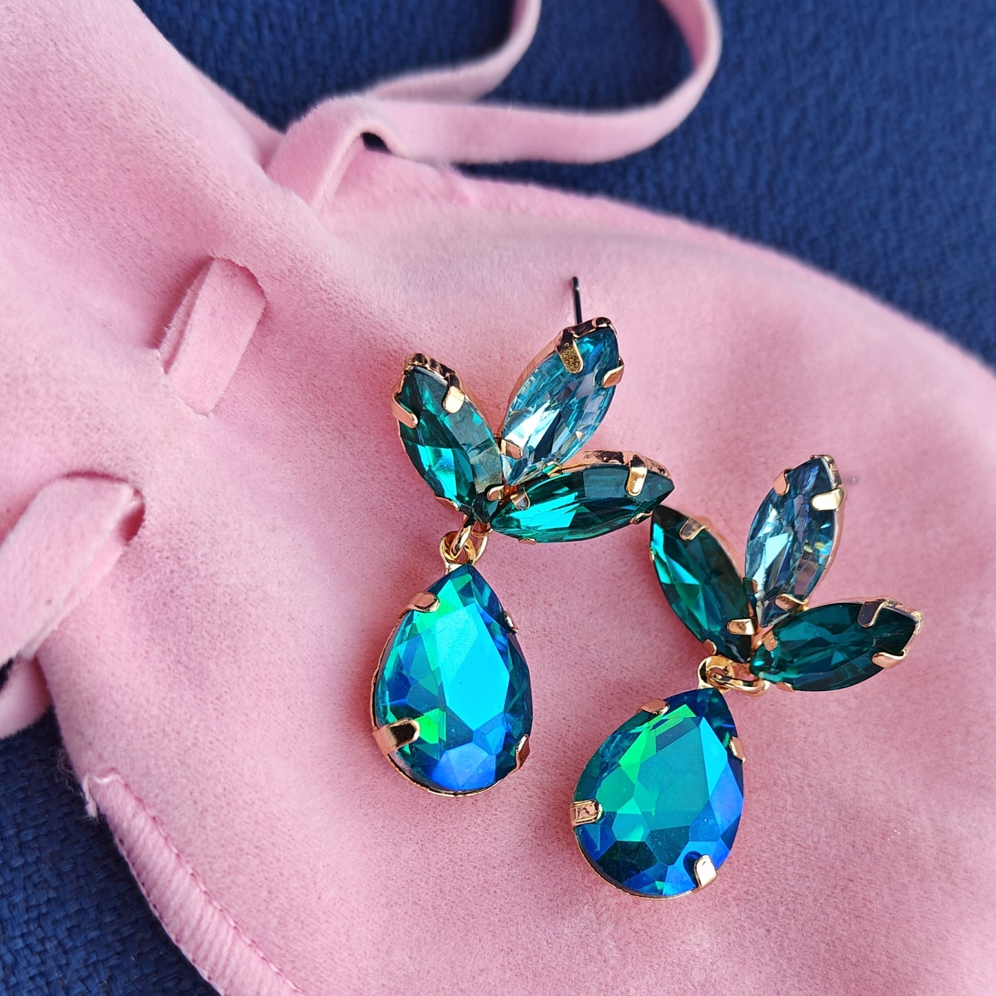 Droplets BLUE - earrings