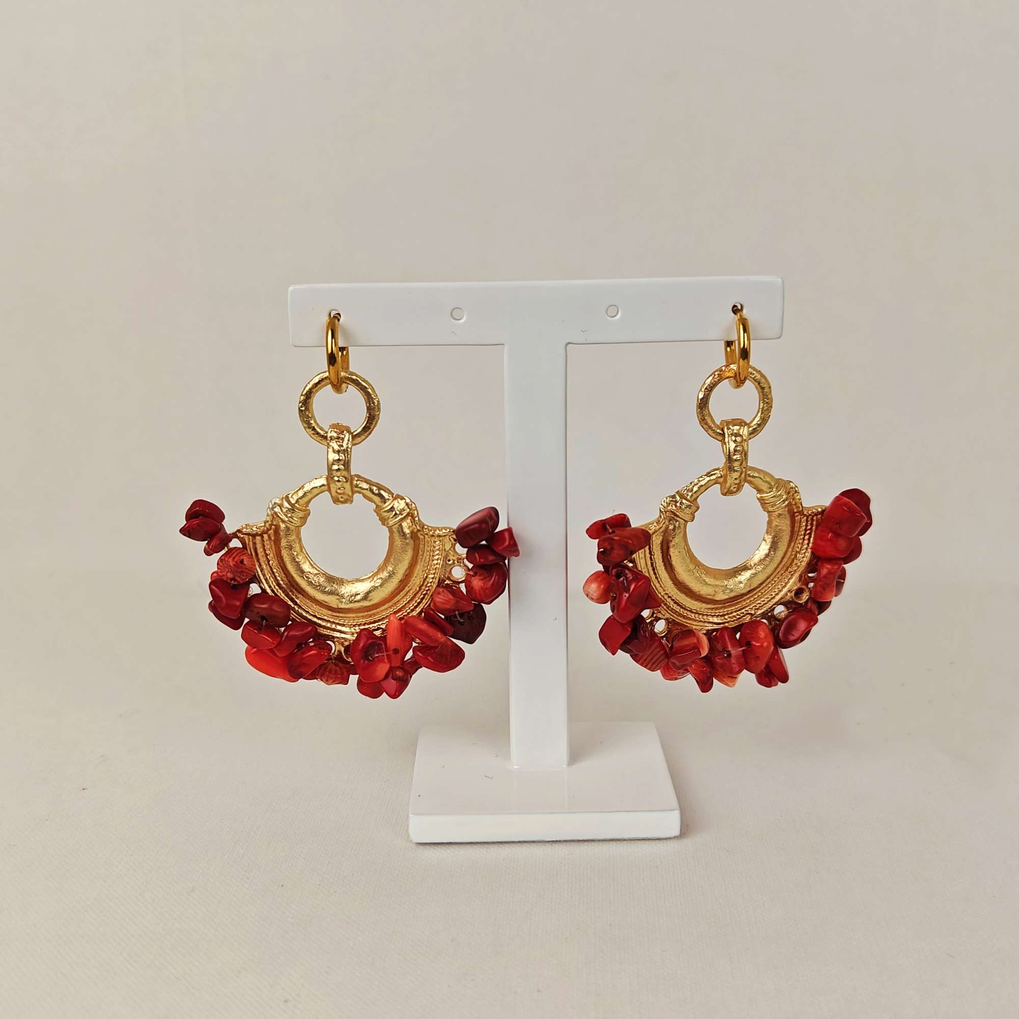 Pamela RED - earrings