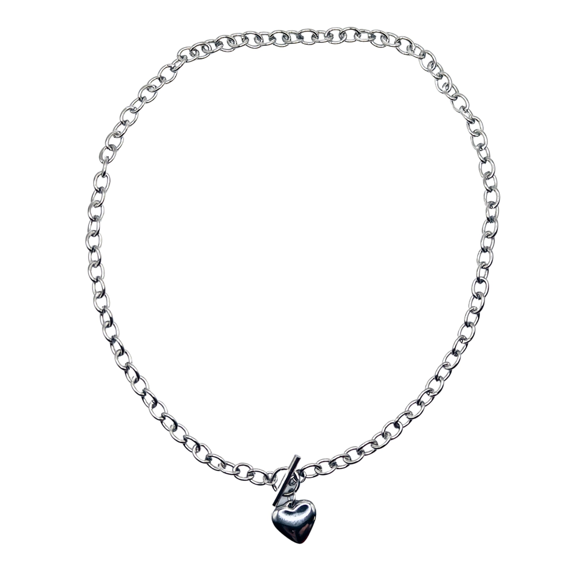 Hearts SILVER - halsband