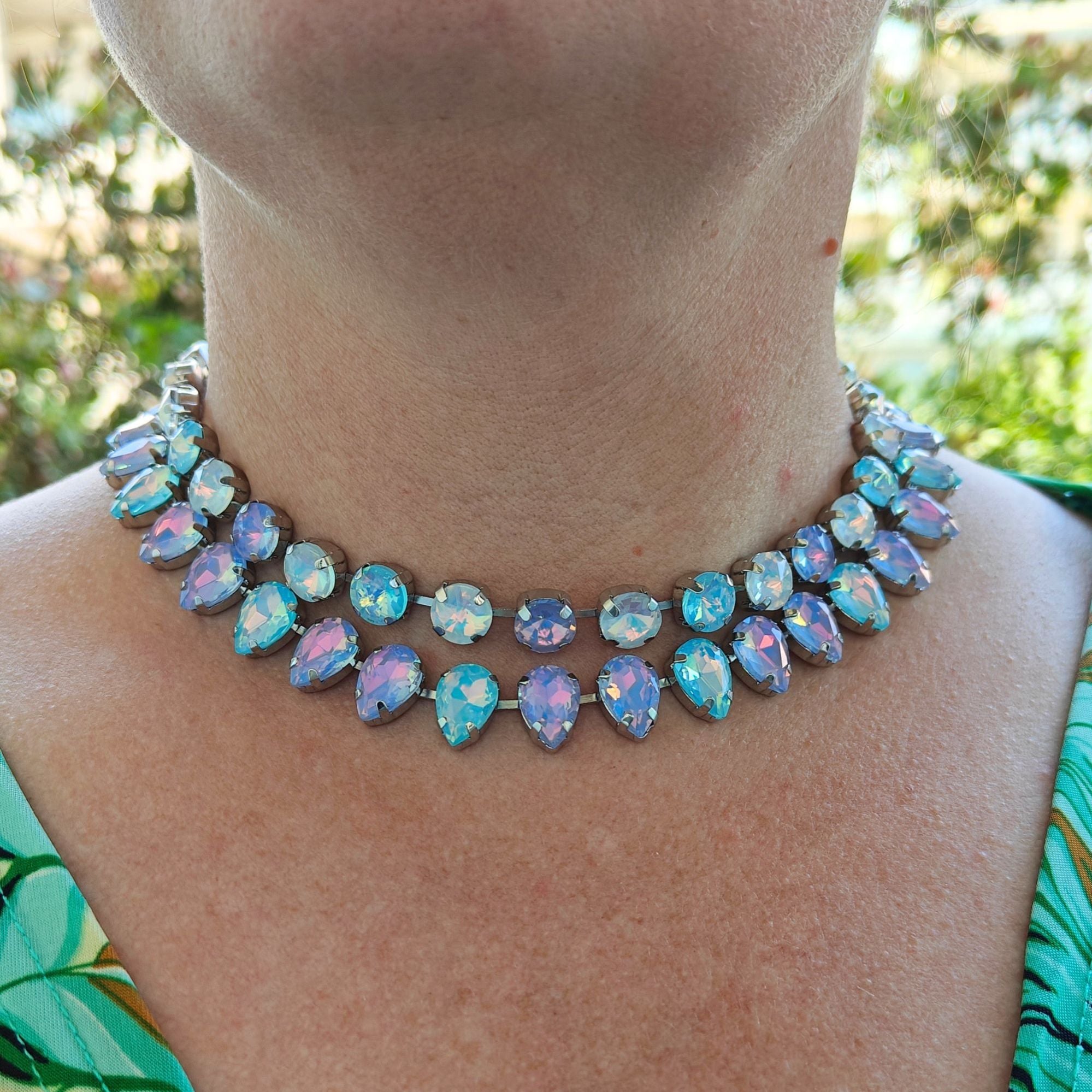 Sara Blue Jasmine - necklace